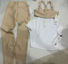 alo 알로 レギンス/ブラトップ/半袖T セット XS/S