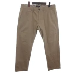 バーバリーブラックレーベル BURBERRY BLACK LABEL チノパン ホースプリント コットン ベージュ 85 ■ECT