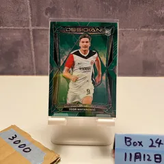 2024-25 Panini Obsidian Igor Matanovic 24/26 Eintracht Frankfurt RC ルーキー Rookie Green カード