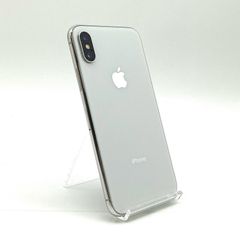 【全額返金保証】【最速発送】 iPhone X 256GB シルバー SIMフリー 白ロム 美品 動作確認済 100%