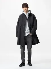 UNIQLO ユニクロ WIND AND WISH Proof 2wayコート ブラック S