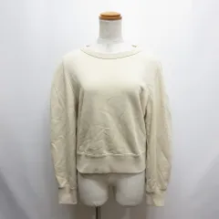 ユニクロ UNIQLO U 長袖 スウェット クルーネック シャツ L ベージュ ユニクロユー