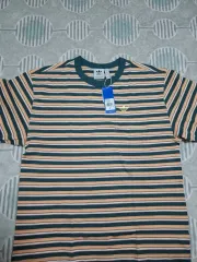 アディダス ストライプ 半袖 Tシャツ