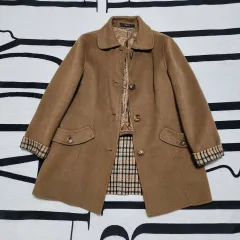 DAKS ブラウン ウール コート レディース