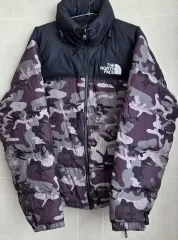 (L 100)THE NORTH FACE ザノースフェイス 1996 Nuptse(ヌプシ) カモフラ ダウン