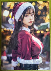 AI　イラストアートポスター　写真　A4サイズ　ラミネート加工　美女　美人　グラビア　セクシー　コスプレ　012