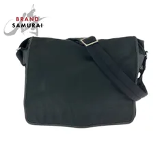 PRADA プラダ テスート 三角ロゴプレート ブラック 黒 シルバー金具 ナイロン V158 ショルダーバッグ メッセンジャーバッグ 501879【中古】