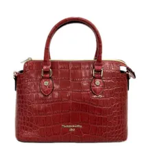 モーダプリンチペ ハンドバッグ クロコ型押し レディース Modaprinci