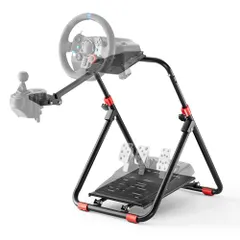 DIWANGUS レーシングホイールスタンド 折りたたみ 省スーベス ハンコン コックピット 角度と高さ調整 ハンコン スタンド 安定性 G25/G27/G29/G920/G923 /スラストマスター t300rs/t300対応 PS4、Xbox、PCに対応s