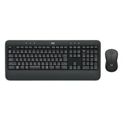 ロジクール マウス ワイヤレスキーボード セット MK540 ワイヤレス キーボード ワイヤレスコンボ パームレスト チルトレッグ搭載 耐水 高耐久性 Unifying USB接続 windows chrome グラファイト 国内正規品s