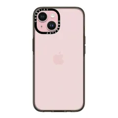 CASETiFY コンパクト iPhone 15 ケース [軽量/MIL規格準拠 (2x MIL-STD-810G) / ワイヤレス充電に対応] - クリア ブラックs