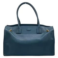 TOD'S(トッズ) ショルダーバッグ - ブルー レザー