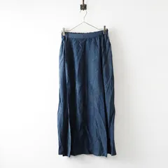 新品未使用 2024SS パドカレ pas de calais デザイン ロング スカート 36‖ブルー系 ボトムス ロング フレア 【2400014768640】
