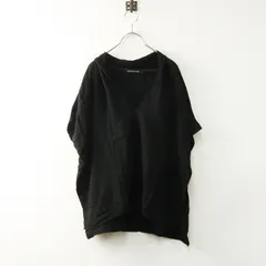 ミズイロインド mizuiro ind コットンスキッパープルオーバー＼ブラック Tシャツ カットソー【2400014783155】