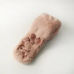 美品 ピンクハウス PINK HOUSE メニィリボン ファーティペット クリップ留 ピンク┃襟巻 秋冬 ふわふわ【2400014786095】のサムネイル