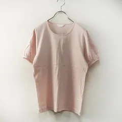 美品 2023SS ピンクハウス PINK HOUSE A2131UTS372 ロゴ入りパフスリーブカットソー 4(L) ピンク┃【2400014786101】のサムネイル