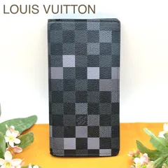 ✨極美品✨希少✨LOUIS VUITTON ルイヴィトン　長財布ポルトフォイユブラザ ダミエグラフィット　ピクセル　ノワールシルバー金具二つ折り財布　ロングウォレット 黒　グレー N60163 TA5118