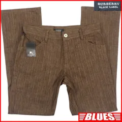 BURBERRY BLACK LABE 廃盤 バーバリーブラックレーベル ジーンズ W28 デニム メンズ 茶 刺繍 バーバリー_ウエスト72cm以下一覧←SEULB屋着古← TY4283
