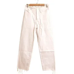 TANAKA(タナカ) ジーンズ サイズ27 M レディース美品  - アイボリー フルレングス/ダメージ加工 コットン