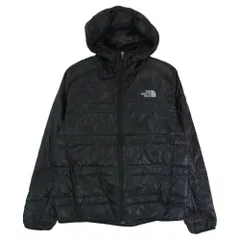 THE NORTH FACE ノースフェイス NDW18071 LIGHT HEAT HOODIE ライトヒートフーディー SUMMIT SERIES サミットシリーズ ダウン ジャケット ブラック系 XL【中古】