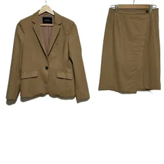 United Arrows GREEN LABEL RELAXING(ユナイテッドアローズ グリーンレーベル) スカートスーツ レディース - ライトブラウン