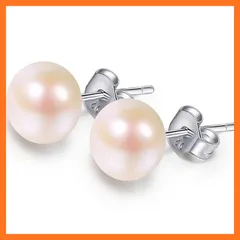 【新品】 DAZZARRYピアス レディース 淡水パール シンプル シルバー925 ピアス 4-9mm 3色 両耳用 アクセサリー プレゼント