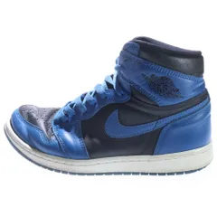 NIKE (ナイキ) AIR JORDAN 1 RETRO HIGH OG DARK MARINA BLUE 555088-404 エアジョーダン1 レトロ ダークマリーナブルー ハイカットスニーカー ブラック/ブルー US7.5/25.5cm