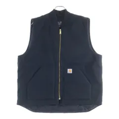 CARHARTT (カーハート) キルティングライニング ジップアップ 中綿ベスト ブラック OV0001-Mのサムネイル