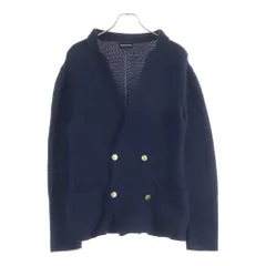 EMPORIO ARMANI (エンポリオアルマーニ) Knit Cardigan 金ボタン ニットカーディガン ネイビー L1G05Mのサムネイル