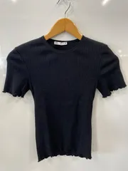 g299⚫︎ZARA⚫︎ザラ⚫︎カットソー⚫︎size S ⚫︎黒