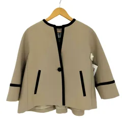 ティアラ Tiara 1B バイカラー ボクシージャケット レディース 表記無 