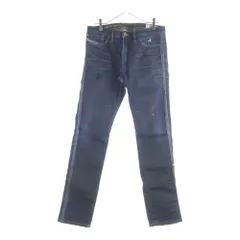 DIESEL (ディーゼル) LIMITED EDITION SHIONER リミテッドエディション ダメージ加工 サイドライン ストレッチ スキニーデニムパンツ インディゴ