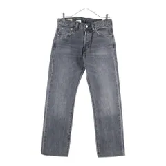 Levi's (リーバイス) 501 ボタンフライ ストレート セルビッジデニム 赤耳 ジーンズ パンツ ブラック