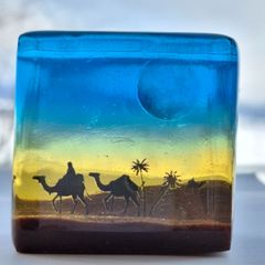 EXPO2025　ヨルダン　パビリオン　限定　サンドアート　瓶　砂　ラクダ 3頭 EXPO2025 ヨルダン パビリオン 限定 サンドアート 瓶 砂 ラクダ 3頭