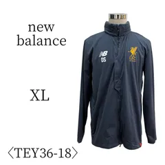 ★美品 new balance ニューバランス グレー 長袖 ナイロンジャケット XL(LL)