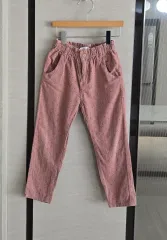 ZARA 細畝コーデュロイイージーパンツ 110