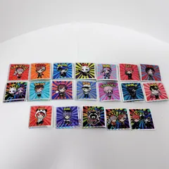 ロッテ クレイジーラクーンマンチョコ シール フルコンプリートセット