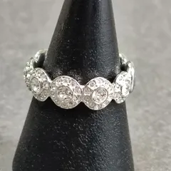 SWAROVSKI 　52（10号）Una Angelic スワロフスキー　リング　指輪　シルバー  アクセサリー　中古