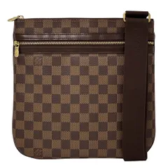 ルイ・ヴィトン LOUIS VUITTON バッグ ダミエ レディース メンズ ブランド ショルダーバッグ ポシェット ボスフォール N51111 ブラウン 斜め掛け おしゃれ 【中古】