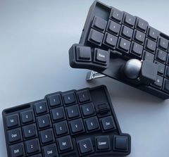 Coron LP 組立て済み トラックボール付き無線分割キーボード カスタム