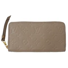 ルイ・ヴィトン LOUIS VUITTON 財布 モノグラム アンプラント レディース ブランド 長財布 ジッピー ウォレット トゥルトレール M69034 ラウンドファスナー ベージュ おしゃれ 【中古】