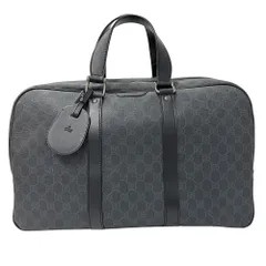 グッチ GUCCI バッグ メンズ ブランド GGスプリーム ボストンバッグ  GGスプリームキャンバス ブラック 322066 大きめ 大容量 旅行 トラベルバッグ 【中古】