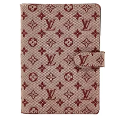 ルイ・ヴィトン LOUIS VUITTON 手帳カバー モノグラム ミニ レディース メンズ ブランド キャンバス アジェンダPM チェリー レッド R20912 スフイロ ボールペン付 おしゃれ かわいい 美品 【中古】