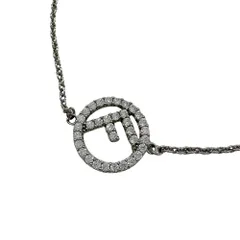 フェンディ FENDI ブレスレット レディース ブランド   GP エフイズ シルバー 8AK321 Fロゴ 石付き おしゃれ 箱付き 【中古】