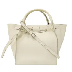 セリーヌ CELINE バッグ レディース ブランド ハンドバッグ ショルダーバッグ 2way カーフ ビッグバッグ スモール アイボリー 手持ち 肩掛け おしゃれ 無地 通勤 普段使い 【中古】