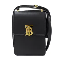 バーバリー BURBERRY バッグ レディース ブランド ショルダーバッグ  レザー ブラック 黒 お出かけ おしゃれ 大人 シンプル コンパクト【中古】