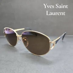 Yves Saint Laurent イヴサンローラン サングラス 眼鏡 度入りレンズ アイウェア 小物 YSL アンティーク ブランド小物