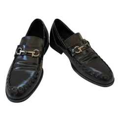  GUCCI グッチ ホースビットローファー 革靴 ビジネスシューズ ブラック サイズ24.5cm【DD124】