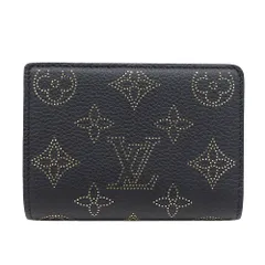 ルイ・ヴィトン LOUIS VUITTON 財布 レディース ブランド 二つ折り財布 モノグラムマヒナ ポルトフォイユ・クレア ノワール ブラック M82743 コンパクトウォレット ミニ財布 おしゃれ 可愛い 上品 【中古】