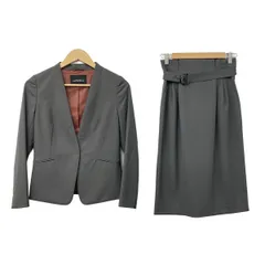 United Arrows GREEN LABEL RELAXING(ユナイテッドアローズ グリーンレーベル) スカートスーツ レディース美品  - ダークグレー